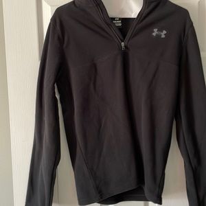 Youth large black quarter zip